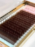 Rzęsy do przedłużania, Choco Brown (C / 0.10 / MIX 6-13), MOEMI