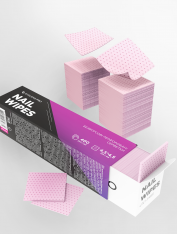 Waciki do paznokci bezpyłowe perforowane (400 szt), Staleks PRO