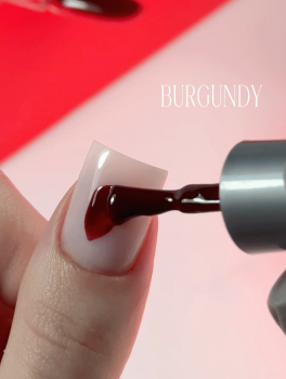 Lakier hybrydowy, Gel Polish Color BURGUNDY #029 (7.5ml), Atica