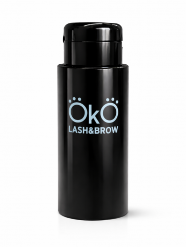 OkO butelka z pompką CZARNA - 200ml