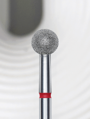 STALEKS PRO Frez Diamentowy Czerwony Kulka 5 mm EXPERT / FA01R050