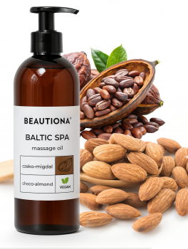 Oliwka do masażu, czekolada-migdał (500 ml), Beautiona