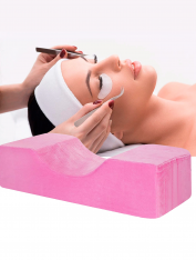 Poduszka kosmetyczna z kieszeniami, różowa