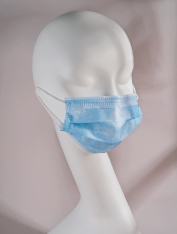 Maseczka ochronna jednorazowa, niebieska (50 szt), Opero