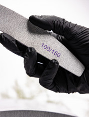 Pilnik mineralny półksiężyc łódka, 100/180 (10 szt)