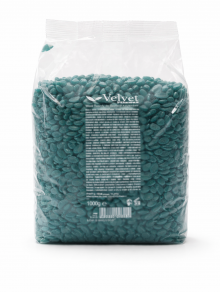 Wosk do depilacji twardy w dropsach, azulenowy (1kg), FilmWax