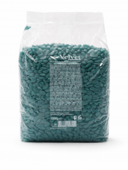 Wosk do depilacji twardy w dropsach, azulenowy (1kg), FilmWax