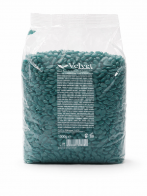Wosk do depilacji twardy w dropsach, azulenowy (1kg), FilmWax