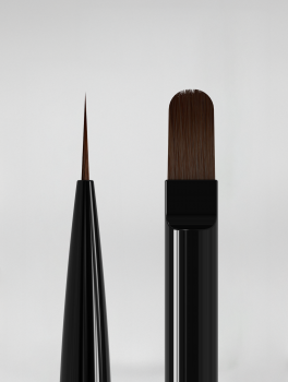 Pędzelek dwustronny liner+żel EXPERT 03/06, Staleks PRO