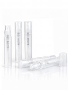 Fiolka plastikowa z wciskanym atomizerem (2ml), 5 szt