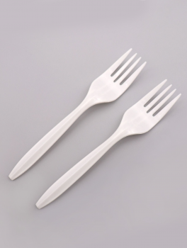 Widelce jednorazowe plastikowe (16.5cm) - 100 szt