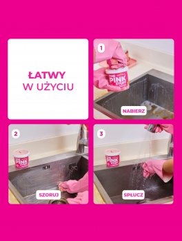 Pasta uniwersalna do czyszczenia, The Pink Stuff (850g)