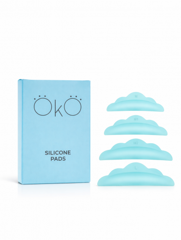 Zestaw wałeczków do laminacji rzęs SLICONE PADS (5 par) ,OkO
