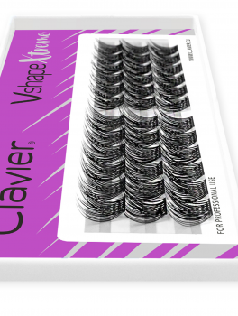 Kępki rzęs Xtreme, V-shape (C / 0.07 / 16), Clavier
