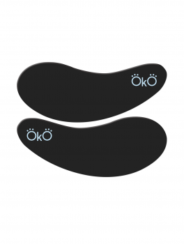 Płatki silikonowe pod oczy czarne, OkO (1 para)