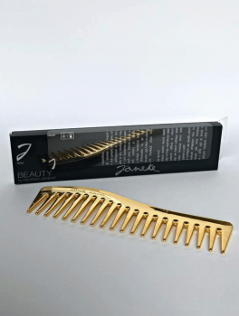 Janeke, Wavy Comb, grzebień do włosów, złoty