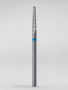 Frez z węglika spiekanego stożek 2.3mm, niebieski, Staleks PRO