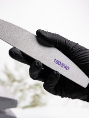 Pilnik mineralny półksiężyc łódka, 180/240 (10 szt)