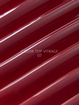 Top hybrydowy, #07 VITRAGE no wipe (10ml), NOTD