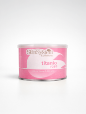 Wosk do depilacji puszka, różany (400 ml), Skin System