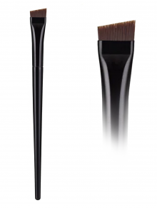 Pędzelek skośny płaski do henny i pasty, czarny
