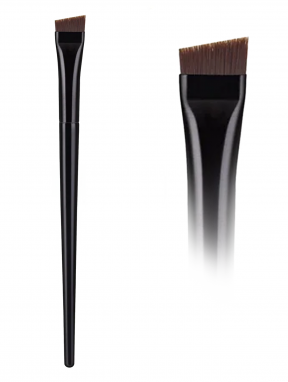 Pędzelek skośny płaski do henny i pasty, czarny