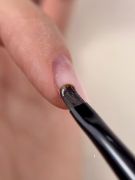 Pędzelek do żelu owalny EXPERT 04 (4/7mm), Staleks PRO