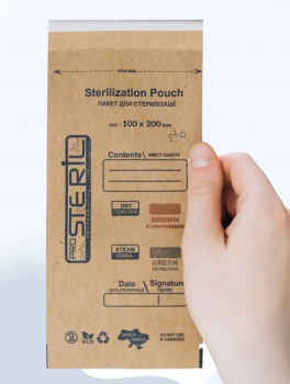Torebki papierowe do sterylizacji, (100x200mm) 100 szt, ProSterill