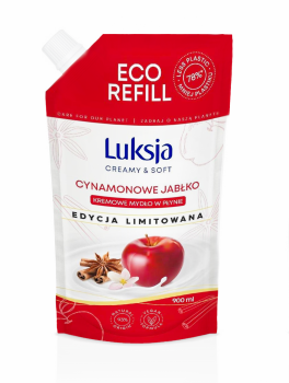 Mydło kremowe w płynie, cynamonowe jabłko, Luksja (900ml)