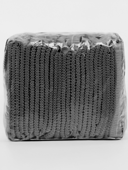 Czepek jednorazowy włókninowy Clip, czarny (100 szt)
