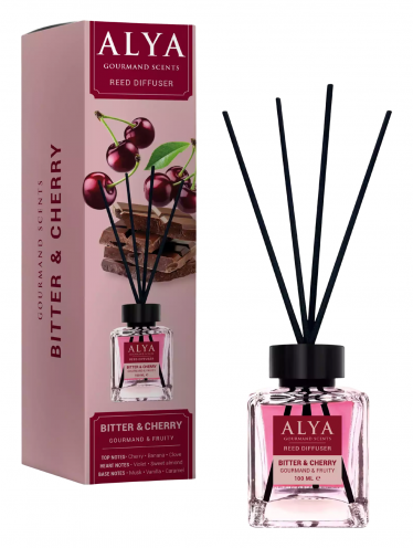 Alya Gourmand Patyczki Zapachowe Bitter&Cherry 100ml