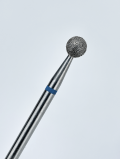 Frez diamentowy kulka 4mm, niebieski, TOUCH