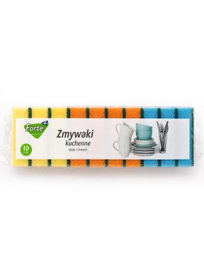 Gąbki do zmywania (10 szt), Forte+