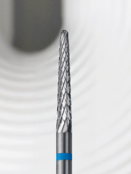 Frez z węglika spiekanego stożek 2.3mm, niebieski, Staleks PRO