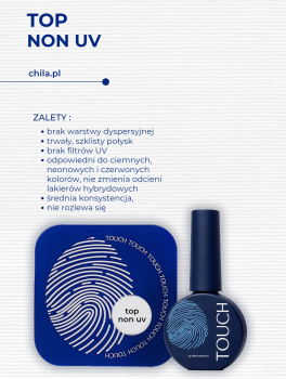 Top hybrydowy, NON UV (13ml), TOUCH