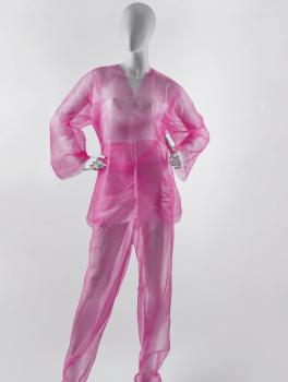Spodnie do zabiegów kosmetycznych, różowe (1 szt)