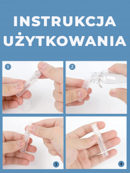 Fiolka plastikowa z wciskanym atomizerem (2ml)