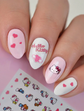Naklejki na paznokcie HELLO KITTY - 1 ark