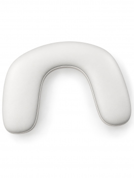 Podpórka pod dłonie do manicure, biało-złota, Clavier