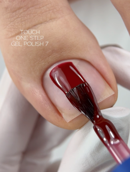Lakier hybrydowy 3w1, One Step #7 (9ml), TOUCH