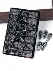 Blaszka do stempli metalowa MARMUR