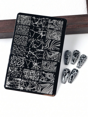 Blaszka do stempli metalowa MARMUR