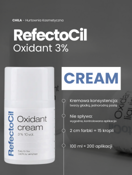 Utleniacz kremowy, Cream Oxidant 3% (100ml), RefectoCil
