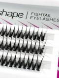 Clavier kępki rzęs V-shape Fishtail skęt C - 10 mm