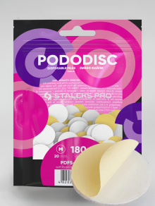 Nakładki ścierne Pododisc 20mm miękkie, #180 (50 szt), Staleks PRO