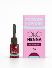 Henna pudrowa do brwi, 06 Red Wine, OkO (5g)