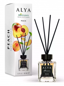 Patyczki zapachowe, Peach (100ml), Alya