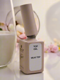 Atica MILKY TOP COAT top hybrydowy - 15ml