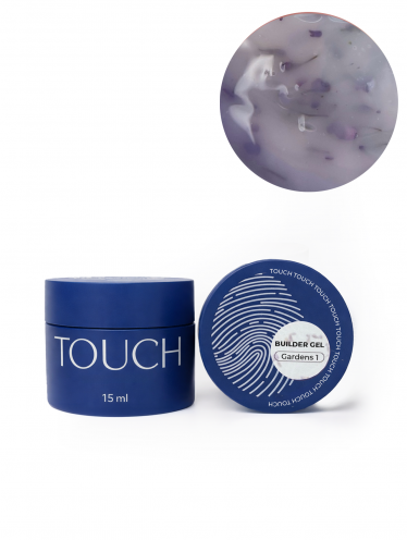 Żel budujący, Builder Gel GARDENS 01 (15ml), TOUCH