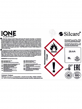 Cleaner BaseOne odtłuszczacz do paznokci (5L), Silcare